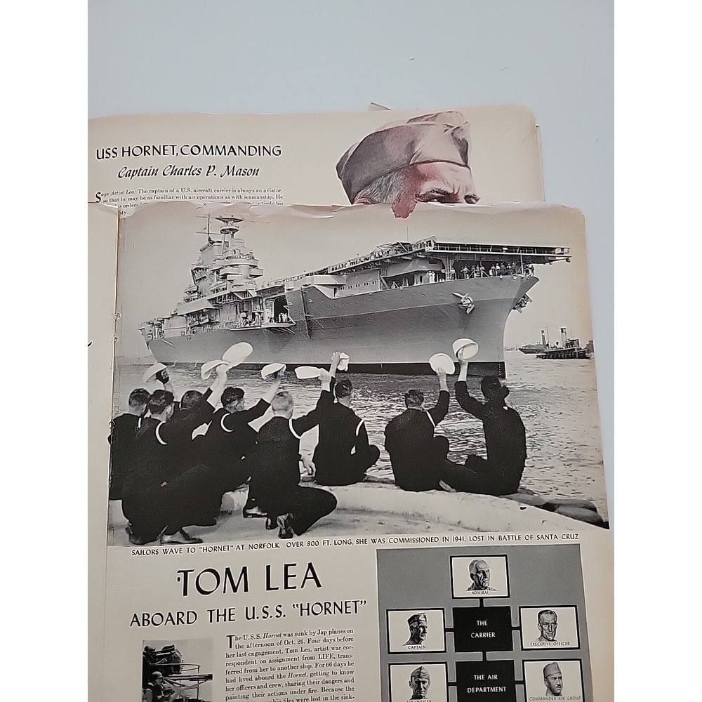 Vintage LIFE Magazine March 1943 WWII Wartime Advertising Americana Collectible